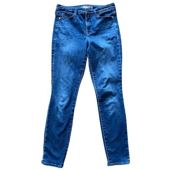 Athleta Sculptek Skinny Dark Wash Jean Size 4 - Picture 3 of 15